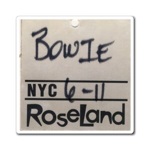 David Bowie Backstage Pass Magnet
