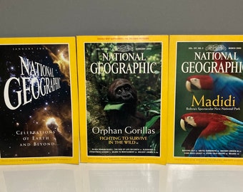 National Geographic Magazine - 2000 (12 Ausgaben - jeweils separat erhältlich)