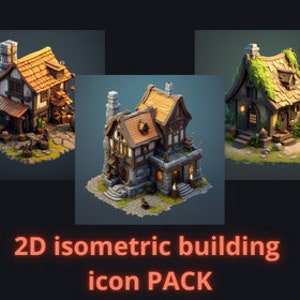 2D Isometric RPG LOL styled Building Pack