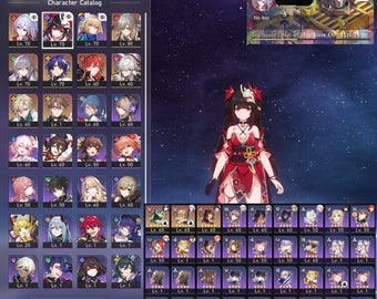 Honkai: Star Rail Account l Asia Server l Premium Account TL61 Best Combination【12 x 5Star】E1Sparkle + Signature + More #HASIA429