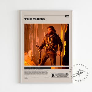 The Thing,John Carpenter,Minimalist Movie Poster, Vintage Retro Art Print, Wall Art Print,home decor,A3 Poster