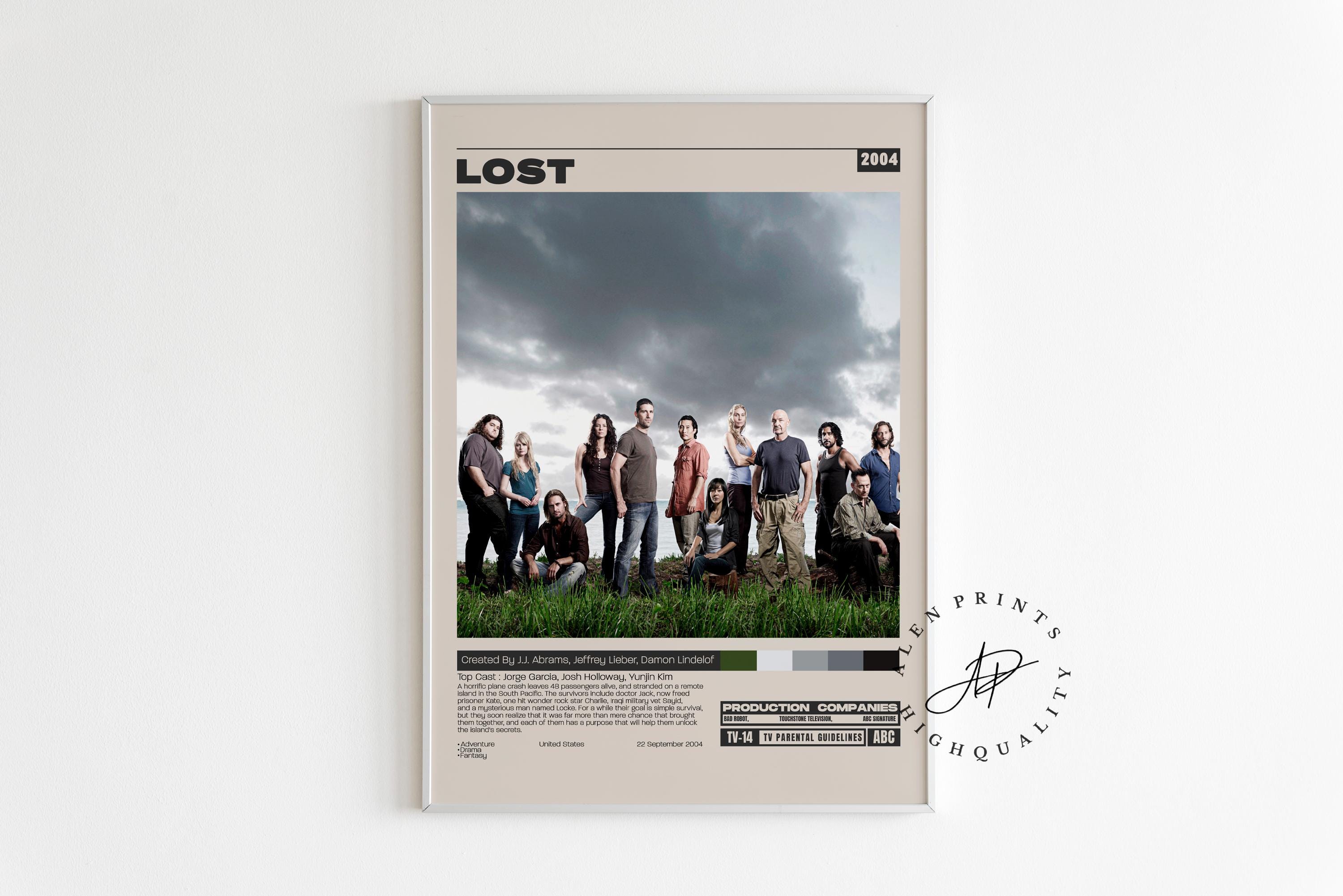 Lost Tv Show Wall Art