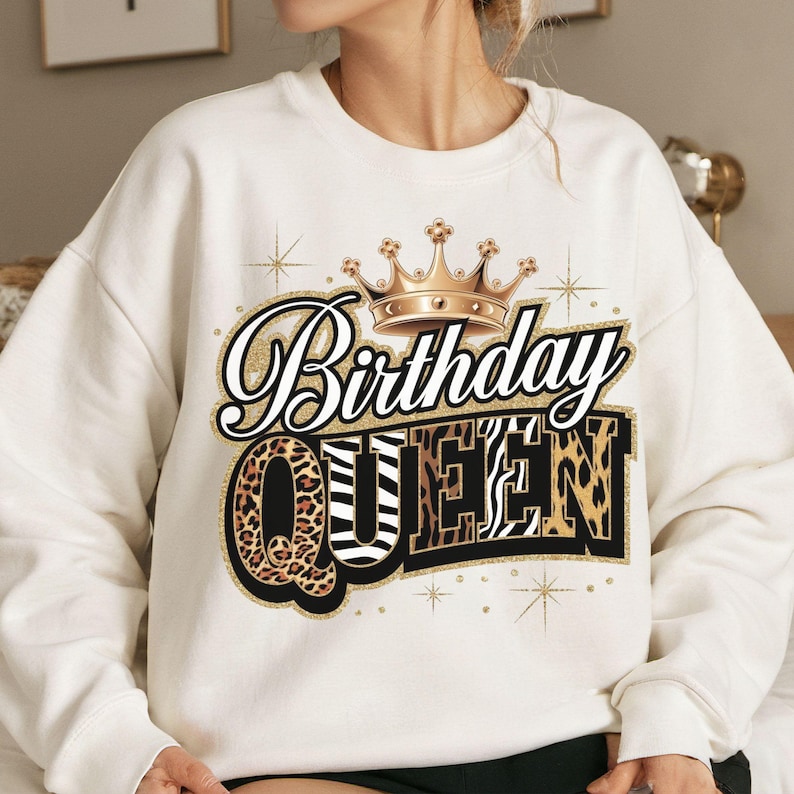 Birthday queen png, crown png, queen crown png, black queen, birthday png, queen png, funny birthday png, birthday gift, happy birthday mom. image 3