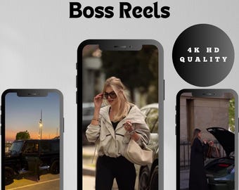 Pakiet ponad 600 luksusowych filmów z bezosobowymi kobietami, filmy z szefową, bezosobowe filmy z zakresu marketingu cyfrowego, filmy TikTok, filmy Canva.