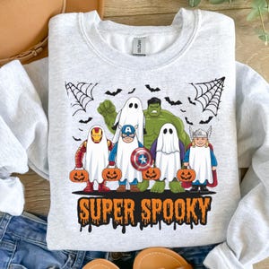 Super Halloween Ghost Png, Halloween Cartoon Png, Spooky Season Png, Retro Halloween Png, Retro Pumpkins Png, spooky vibes,