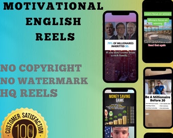 4000+ Motivational podcast Reels Bundle, faceless reels, instagram reels, youtube shorts, reels bundle, luxury videos, social media boost.