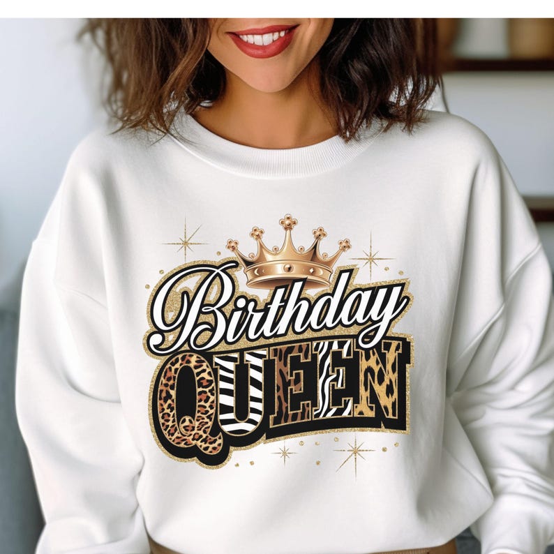 Birthday queen png, crown png, queen crown png, black queen, birthday png, queen png, funny birthday png, birthday gift, happy birthday mom. image 5