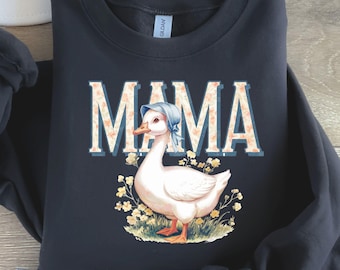 Mama Floral Goose Png, Mama Goose Png, Girly Png, Goose Png, Mother's Day Png, Floral Mama Png, Duck Png, Goose Lover Sublimation png.