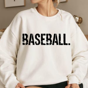 Baseball Typography Digital File | Baseball PNG | Game Day PNG | Typewriter Font Design | Baseball Digital Download | Baseball Mom Digital.