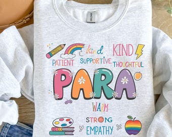 Para Appreciation Png, Back To School Png, First Day of School Png, Paraprofessional Png, Teacher Gift, Kindergarten Teacher Png Sublimation