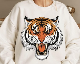 Tiger mascot png, tiger head png, tiger png, tigers basketball, Tiger shirt, tigers football png, animals png, sublimation design.