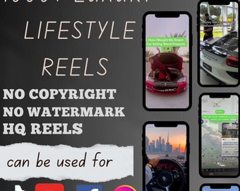1000 Lifestyle Reels Bundle for instagram faceless reels, tiktok video, viral reels, boost your social media, reels bundle,