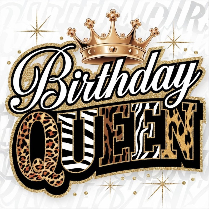 Birthday queen png, crown png, queen crown png, black queen, birthday png, queen png, funny birthday png, birthday gift, happy birthday mom. image 2