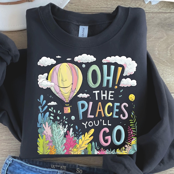 Oh The Places You’ll Go Png, Read Across America Png, School Teacher Png, Boho Reading Friend Png, Vintage Read Across America Png.