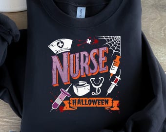 Sublimación de enfermera de Halloween PNG, Halloween PNG, regalo de Halloween, vida de enfermera PNG, enfermera espeluznante PNG, caída de enfermera PNG, Halloween SVG, corte SVG PNG
