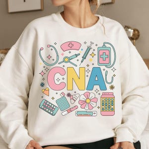 Komfort Farben Cna png, Cna Shirt, Cna Geschenke, Cna Shirt png, Cna Leben png, Cna Wertschätzung, Cna für Hemd, Retro Krankenschwester PNG, Krankenschwester PNG