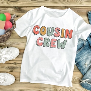 Cousin Crew png Shirts für Kinder Design, Familienreise png, Familienurlaub png, Cousin Crew png, Groovy Beach Cousin Era Urlaub Sublimation.