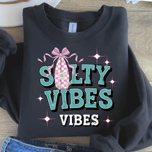 Salty Checkerboard Summer Png, Salty Coquette Summer Bow Shirt, Summer Beach Vibes Png Shirt, Coquette Summer Design, Summer Shirt Png.