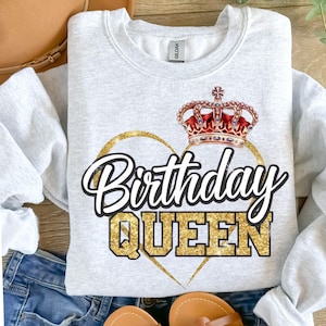 Birthday Queen png Girl Gift Shirt Design Png, Birthday Girl, Birthday Shirt Template, Its My Birthday, Birthday  Queen sublimation.