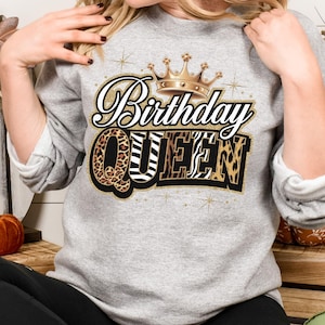 Birthday queen png, crown png, queen crown png, black queen, birthday png, queen png, funny birthday png, birthday gift, happy birthday mom. image 4