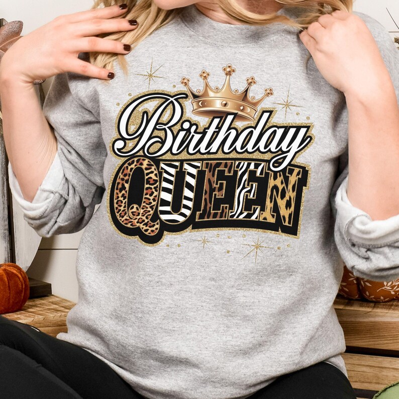 Birthday queen png, crown png, queen crown png, black queen, birthday png, queen png, funny birthday png, birthday gift, happy birthday mom. image 4