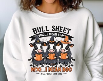 Bull Sheet PNG, Halloween Png, Bull Png, Ghost Cows Png, Fall Png, Funny Cow Png, Cow Lover Png, Spooky Season Png, Country Halloween.