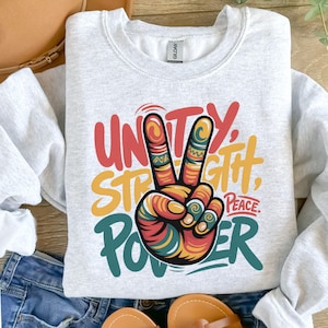 Graffiti Peace Hand PNG, Unità Forza Potere, Clipart Boho Hippie (Download digitale)