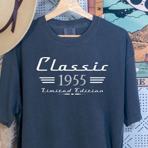 70th Birthday Auto Owner Gift, Classic 1955 Car Lover Shirt, 70th Retro Vintage Gift, Turning 70 Mechanic Gift, Born In 1955 Gift For Men