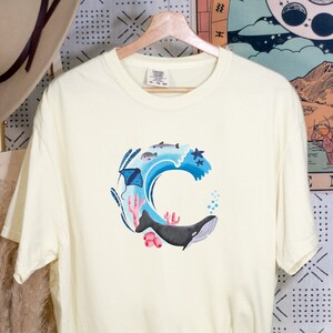 Watercolor Whale Shirt, Indie Shirt, Trendy Ocean Shirt, Whales Animal Shirt, Dolphin Narwhal Beluga Humpback Orca Whale Gifts, Summer Tees