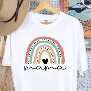 Rainbow Mama Shirt, Mama Rainbow Shirt, Rainbow Shirt for Mom, Rainbow Mom Shirt, Mom Rainbow Shirt, Mothers Day Shirt, New Mom Shirt