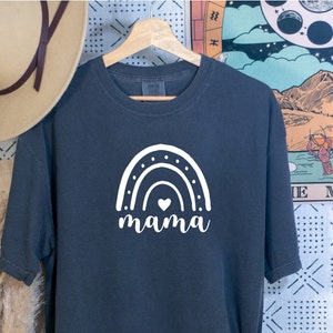 Rainbow Mama Shirt, Mama Rainbow Shirt, Rainbow Shirt for Mom, Rainbow Mom TShirt, Mom Rainbow Shirt, Mothers Day Shirt, New Mom Shirt