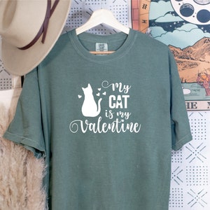 Funny Valentine&#39;s Shirt, My Cat Is My Valentine Shirt, Cat Lover Shirt,  Valentine&#39;s Day Shirt, Cat Mom, Fur Mama For Life, Cat Valentine