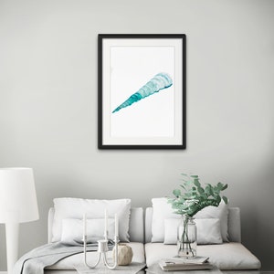 Sea Shell Wall Art, Aspect of The Sea series, Water color, Wall Art Print, INSTANT DOWNLOAD