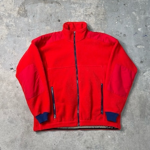 Vintage 1990er Jahre L.L Bean Fleece Zip Up Sweatshirt / 1990er Jahre / Vintage L.L Bean / Rot Fleece / gemütlich / Vintage Oberbekleidung