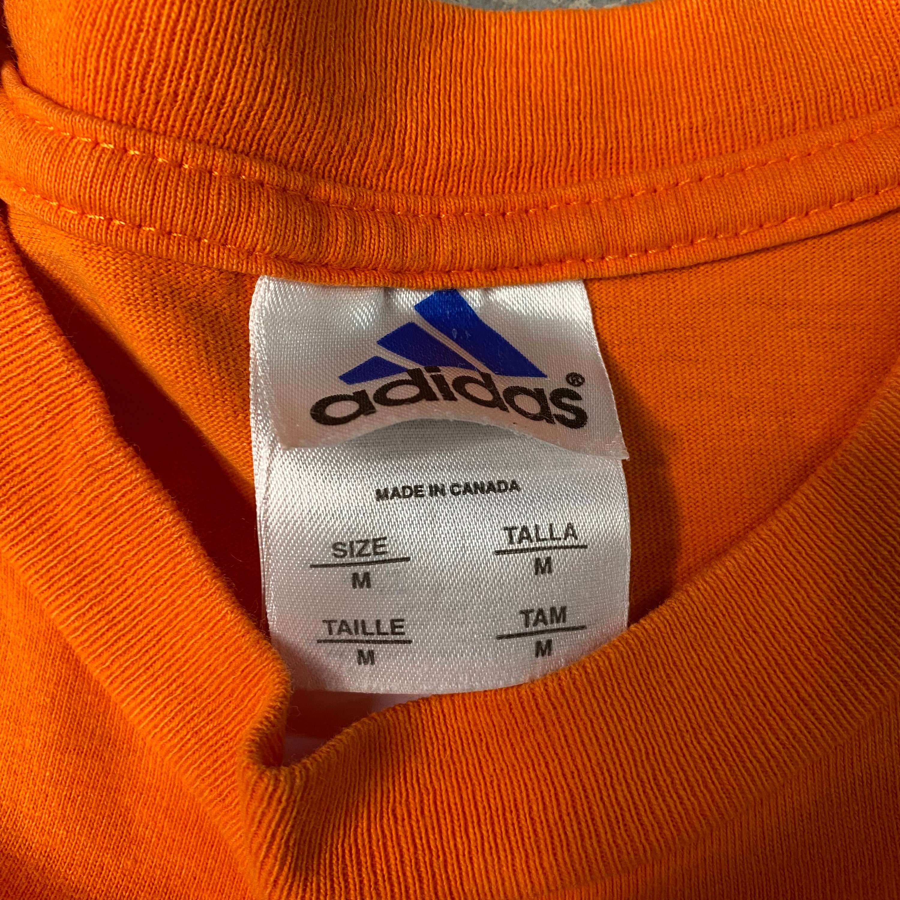 1990s Adidas Orange Soccer Jersey – Ametora
