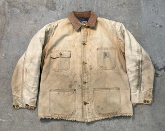 XL, 1970s Carhartt Blanket Lined Chore Jacket, Workwear