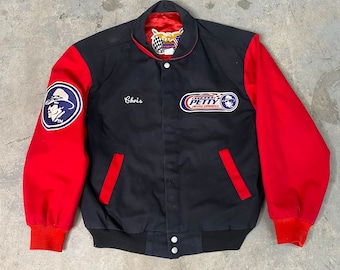 Vintage 1990s Mobil 1 Racing Nascar Jacket / Sportswear