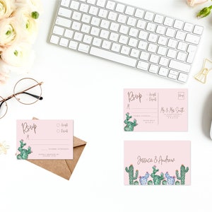 Love Hurts druckbare Hochzeits-RSVP-Karten- und Postkarten-Vorlage