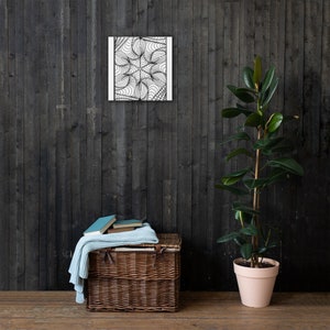 Dizzying Starfish Thin canvas