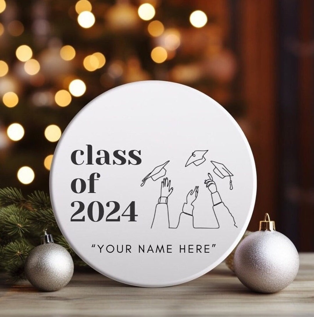 Class of 2024 Ornament Graduation Ornament Congratulations Etsy