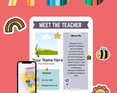 Meet the Teacher Template Customizable Template Back to - Etsy