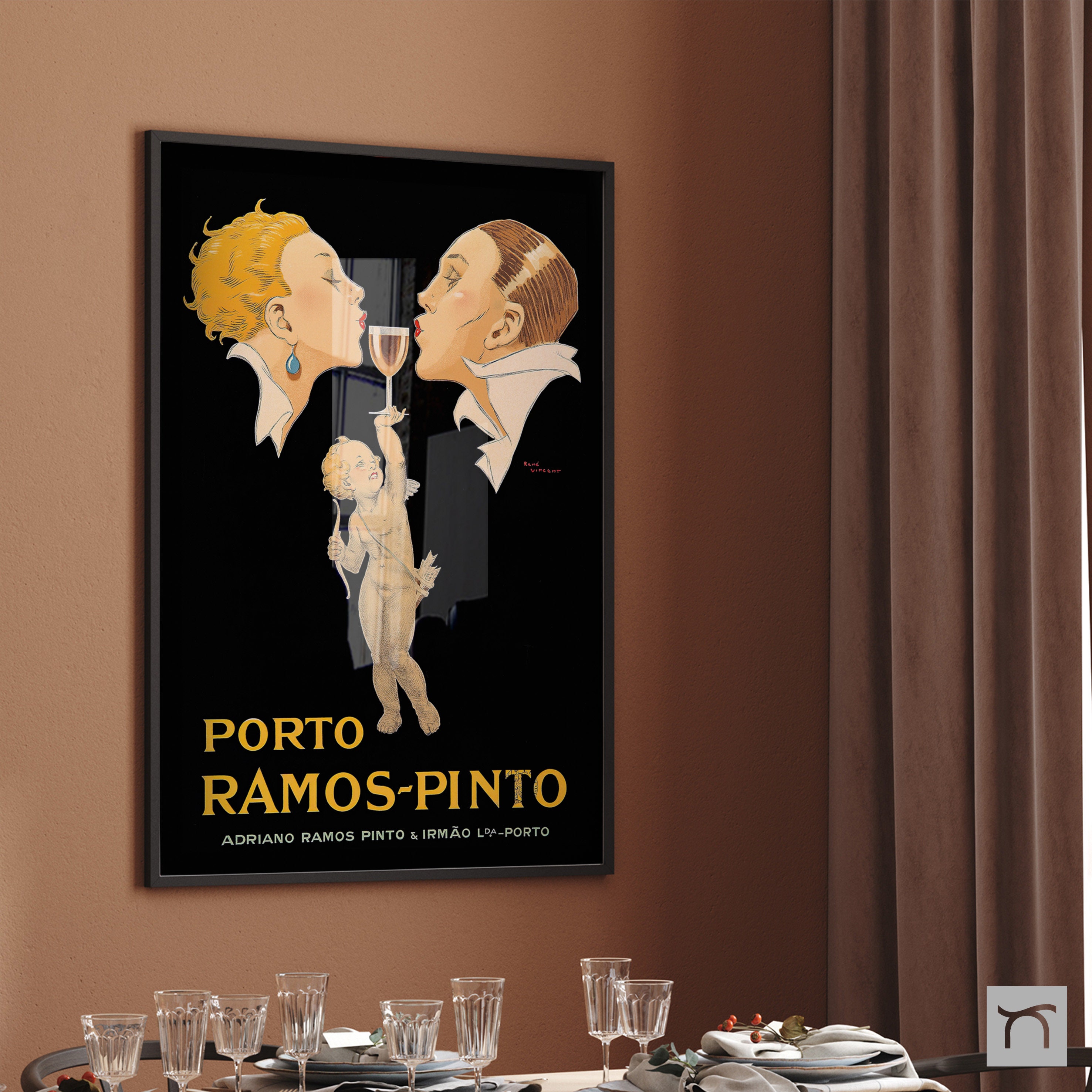 Porto Ramos Pinto / Posters at Monica's House Vintage Poster Print