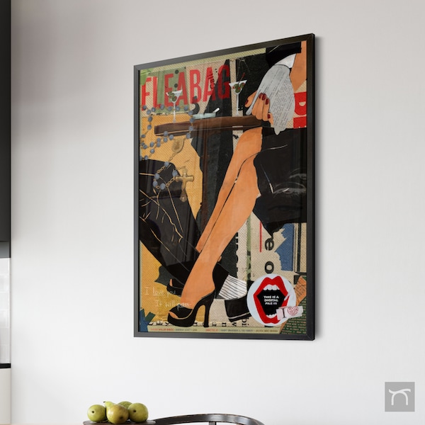 Fleabag Poster - Designed & Illustrated Premium Matte Vertical Posters, Vintage Poster, Wall Art, Retro Wall Art, Wall Decor, Gift İdea