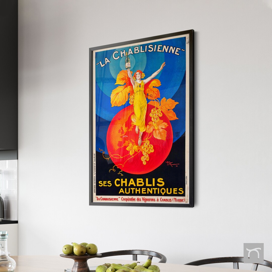 Aimant Publicitaire Vintage La Chablisienne Chablis - Éditions Clouet 7,5x5,5 Cm - Neuf