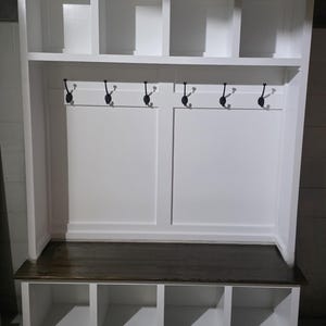 Ready to Ship 60 inch halltree Mudroom locker