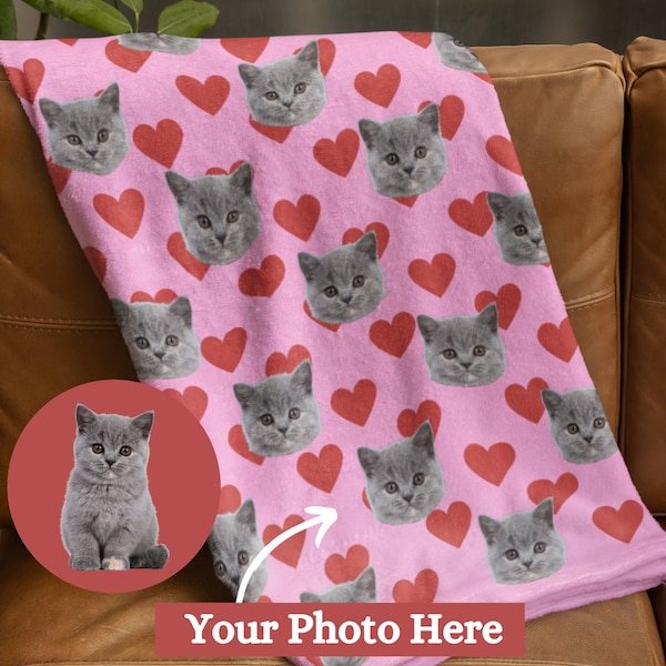 Personalized Pet Blanket, Pet Photo Blanket, Custom Dog Blanket, Pet Blanket, Custom Blanket, Personalized Blanket, Cat Blanket