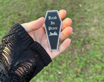 Read in Peace Holographic Sticker