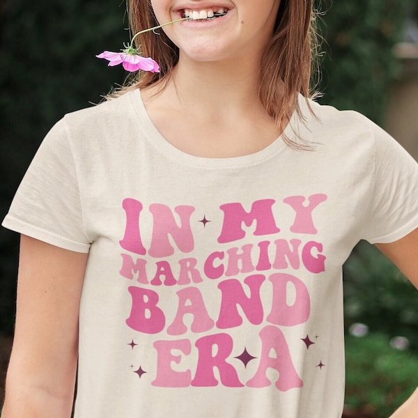 Frauen Blaskapelle Tshirt, Tambour Major Geschenk, Band Camp Shirt, in meiner Marching Band Ära