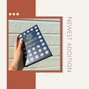 Pressed Flower Book of Mormon | Unique LDS Gift