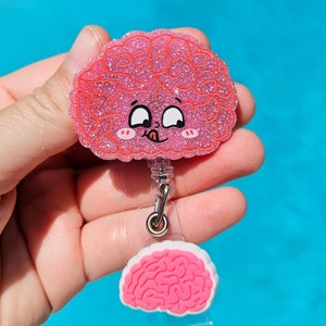 Neuro ICU Nurse Badge Reel Neurology Nurse Gift Badge Brain Badge Neuro Nursing Badge Gift Neurologist Gift Anatomical Badge Neuro Nurse